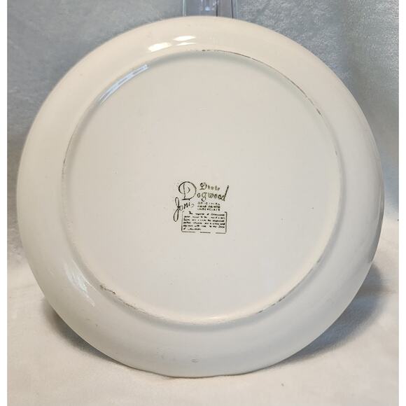 Vtg Blue Ridge Southern Potteries 3 Chartreuse 9" Dinner Plates Hand Painted - Picture 16 of 16